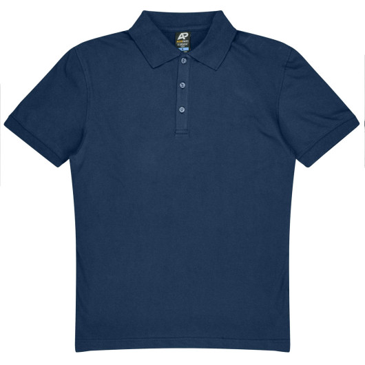 Clayfield Mens Polos Navy